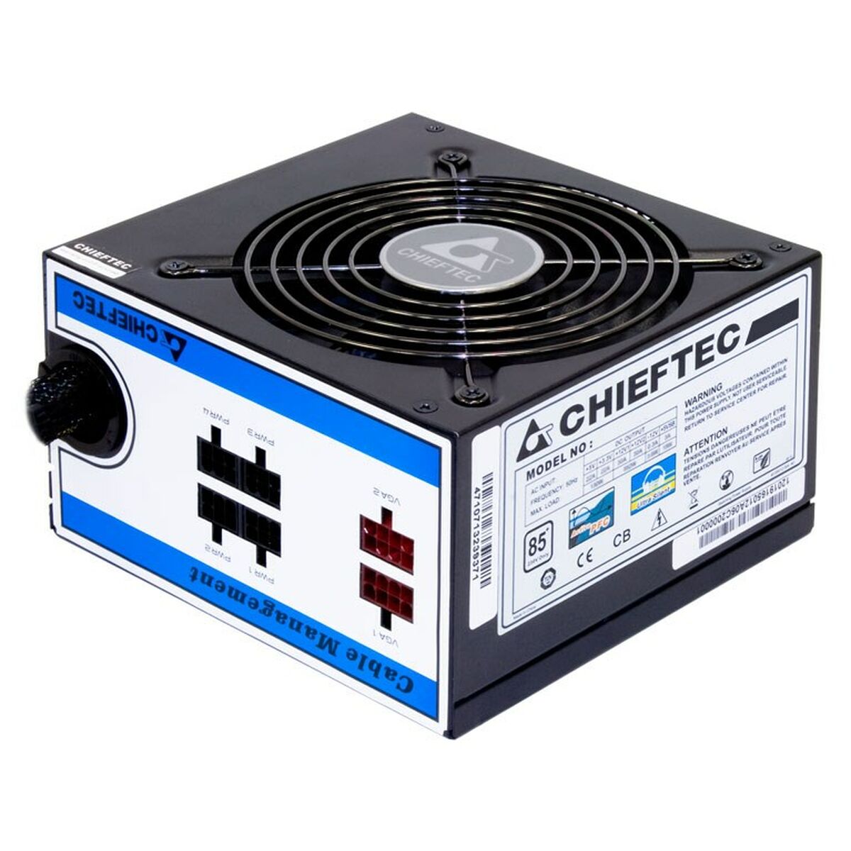 Power supply Chieftec CTG-550C ATX 550 W 80 PLUS