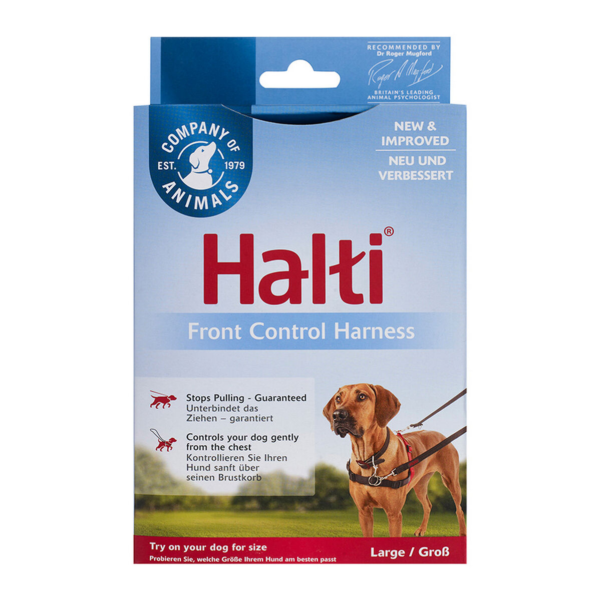 Dog Harness Company of Animals Halti Black/Red L (80-120 cm) Dog Harness Company of Animals Halti Black/Red L (80-120 cm)