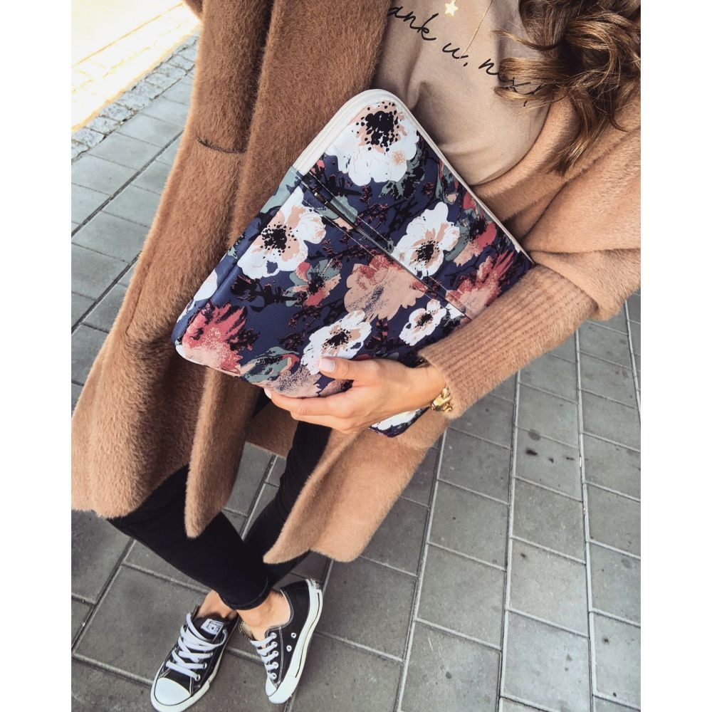 Canvaslife Briefcase Bag 13-14 inch White Rose