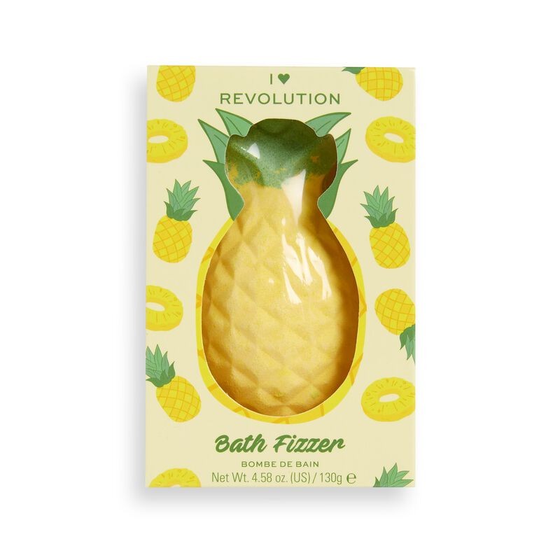 I Heart Revolution Bath Fruit Fizzer Mus do kąpieli Pineapple (ananas) 130g