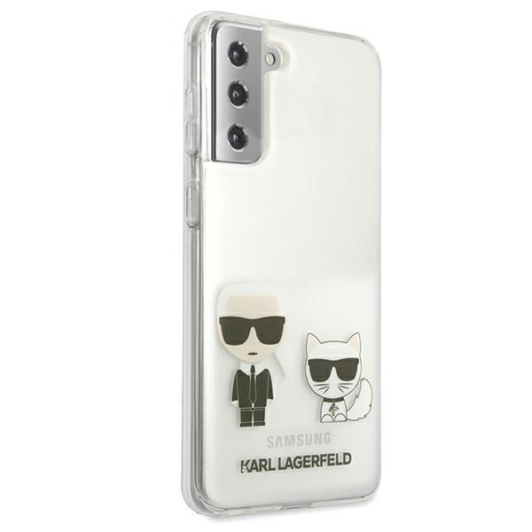 Karl Lagerfeld KLHCS21MCKTR Samsung Galaxy S21+ Plus hardcase Transparent Karl & Choupette