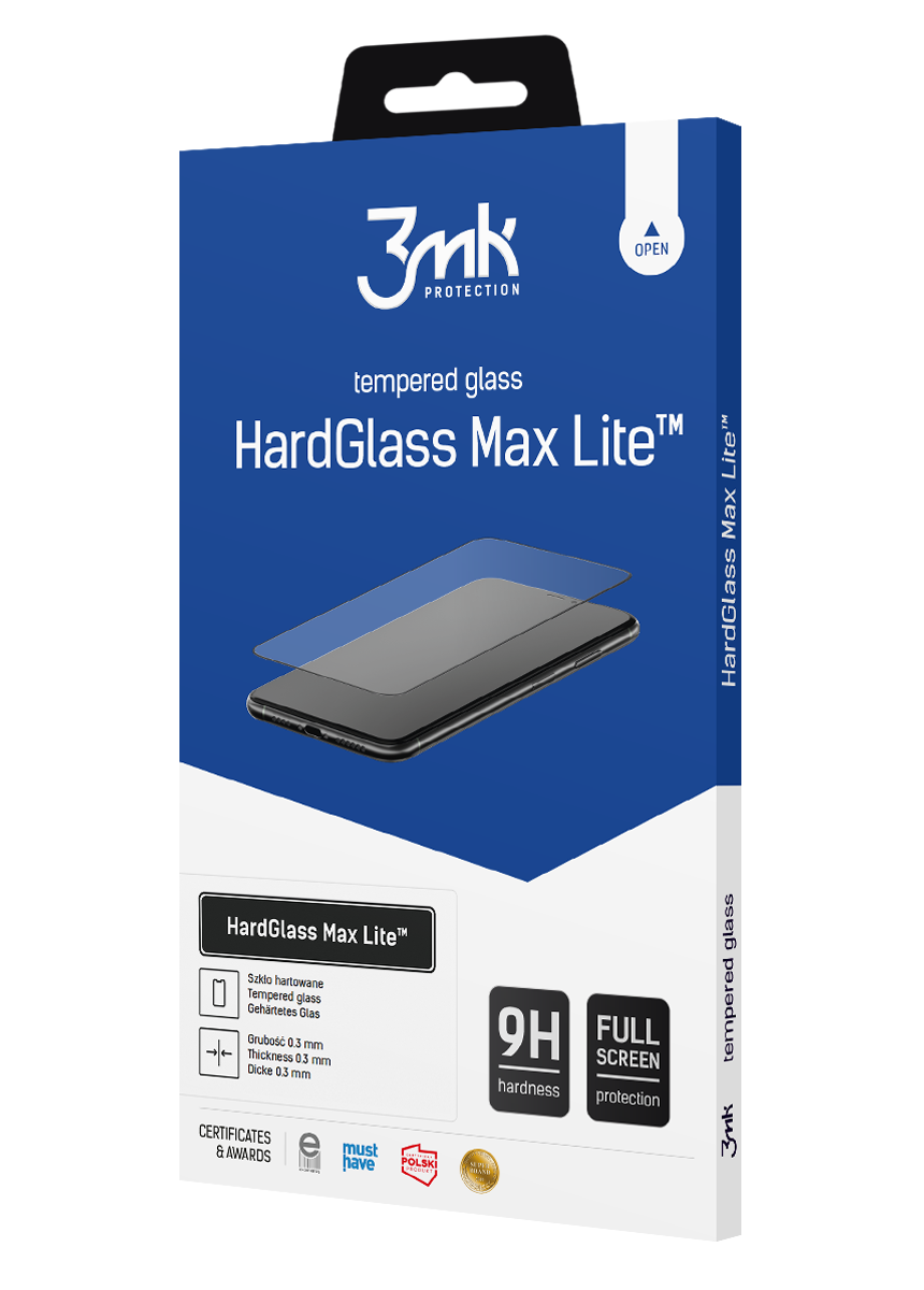 3MK HardGlass Max Lite Motorola Moto G23 black