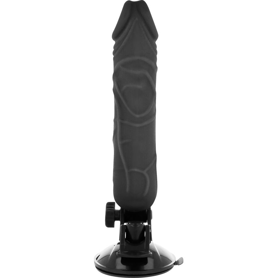 BASECOCK - REALISTIC VIBRATOR REMOTE CONTROL BLACK 20 CM