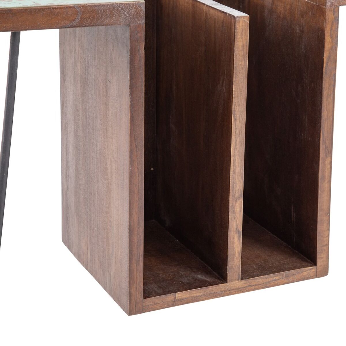 Desk 140 x 35 x 77 cm Metal Wood