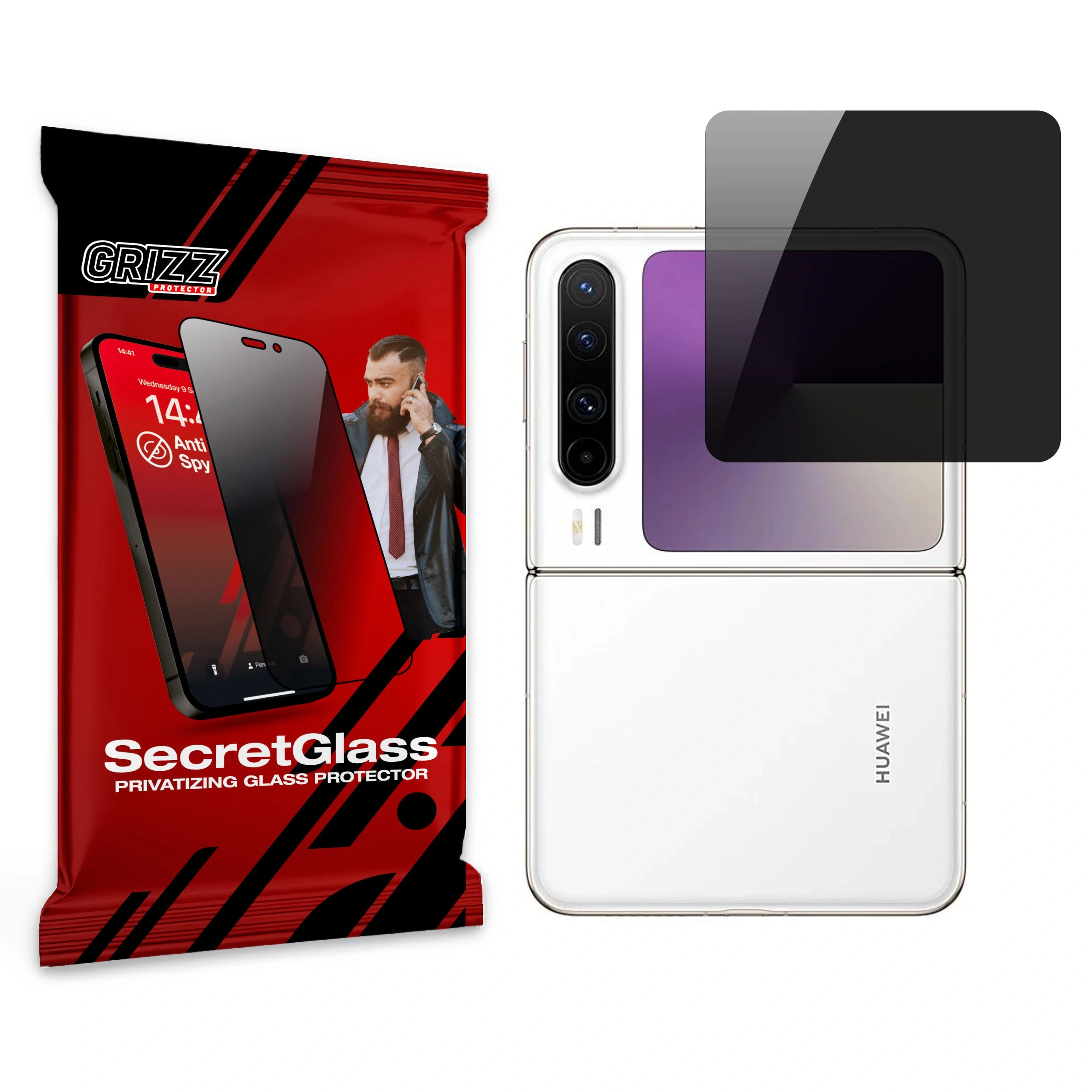GrizzGlass SecretGlass Huawei Pura X