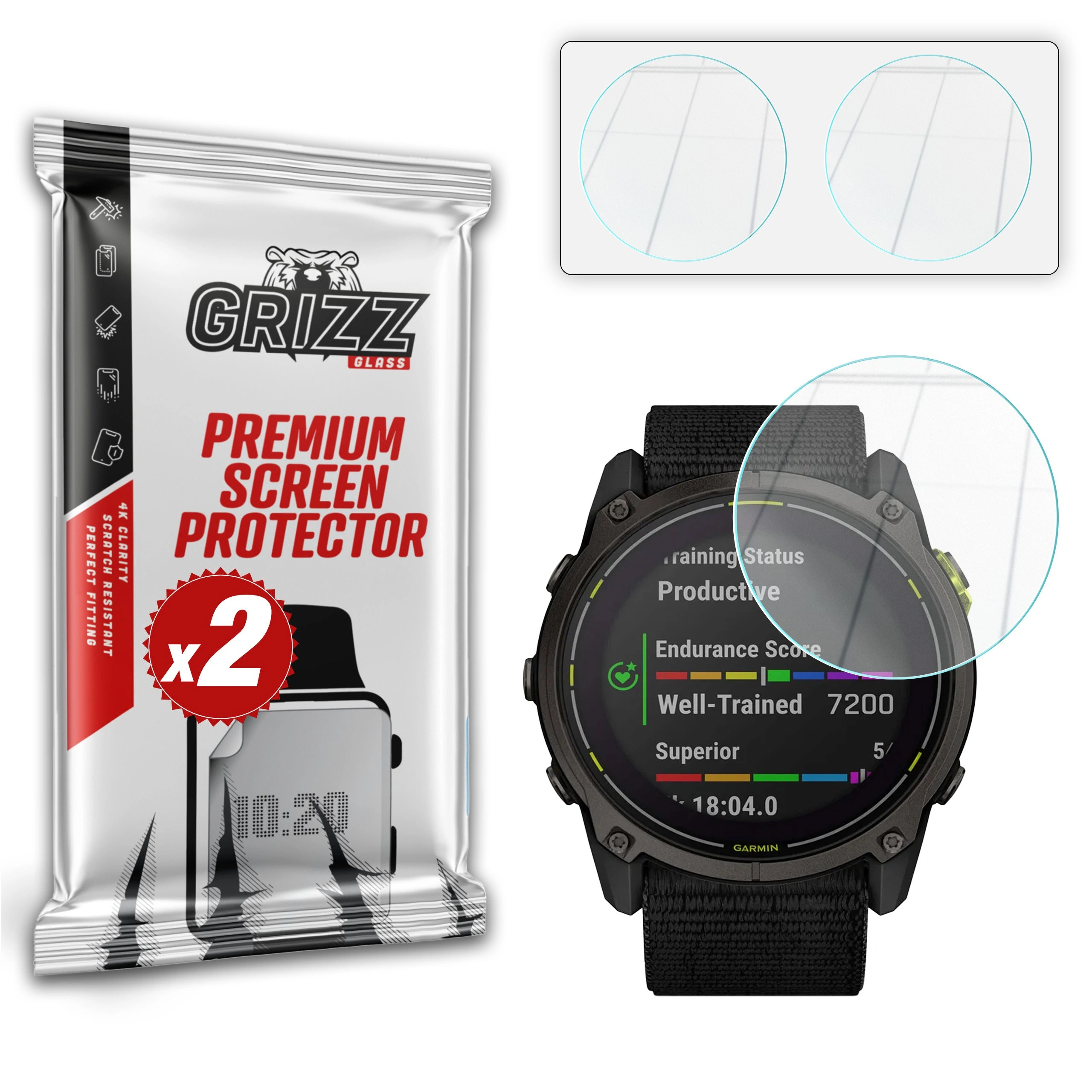 GrizzGlass HybridGlass Garmin Enduro 3