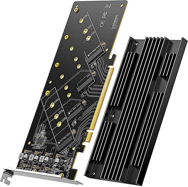 Adapter UGREEN PCIe 4.0 x16 to M.2 NVMe