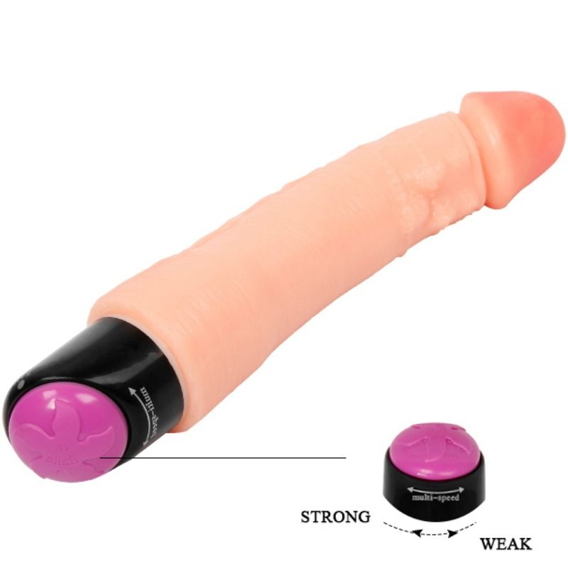 REALISTIC AND FLEXIBLE VIBRATOR 25 CM