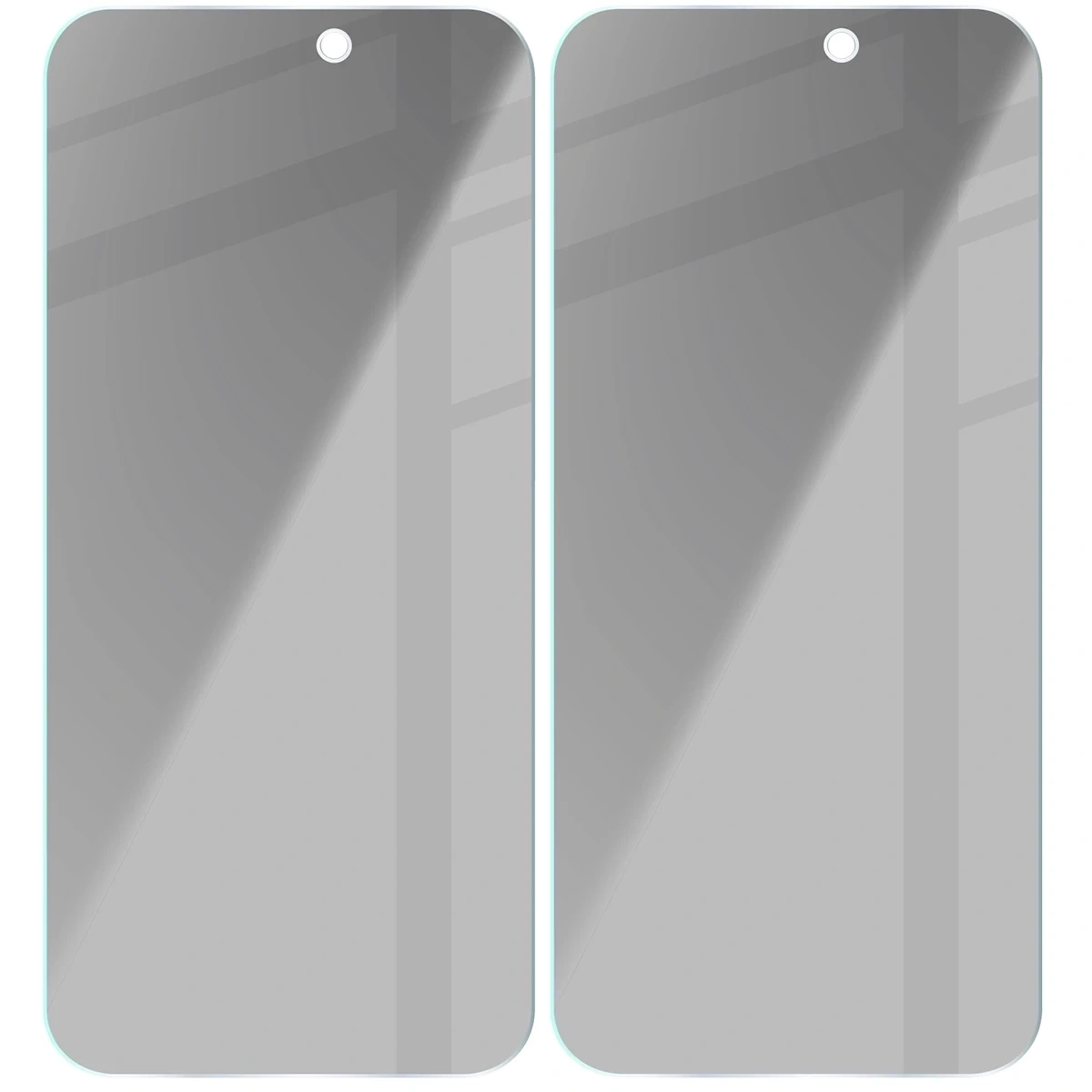 Prywatyzujące szkło hartowane Bizon Glass Clear Shadow do Apple iPhone 15 / 15 Pro / 16  przyciemniane [2 PACK]