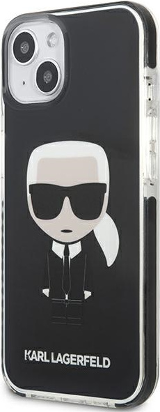Karl Lagerfeld KLHCP13STPEIKK Apple iPhone 13 mini hardcase black Iconik Karl