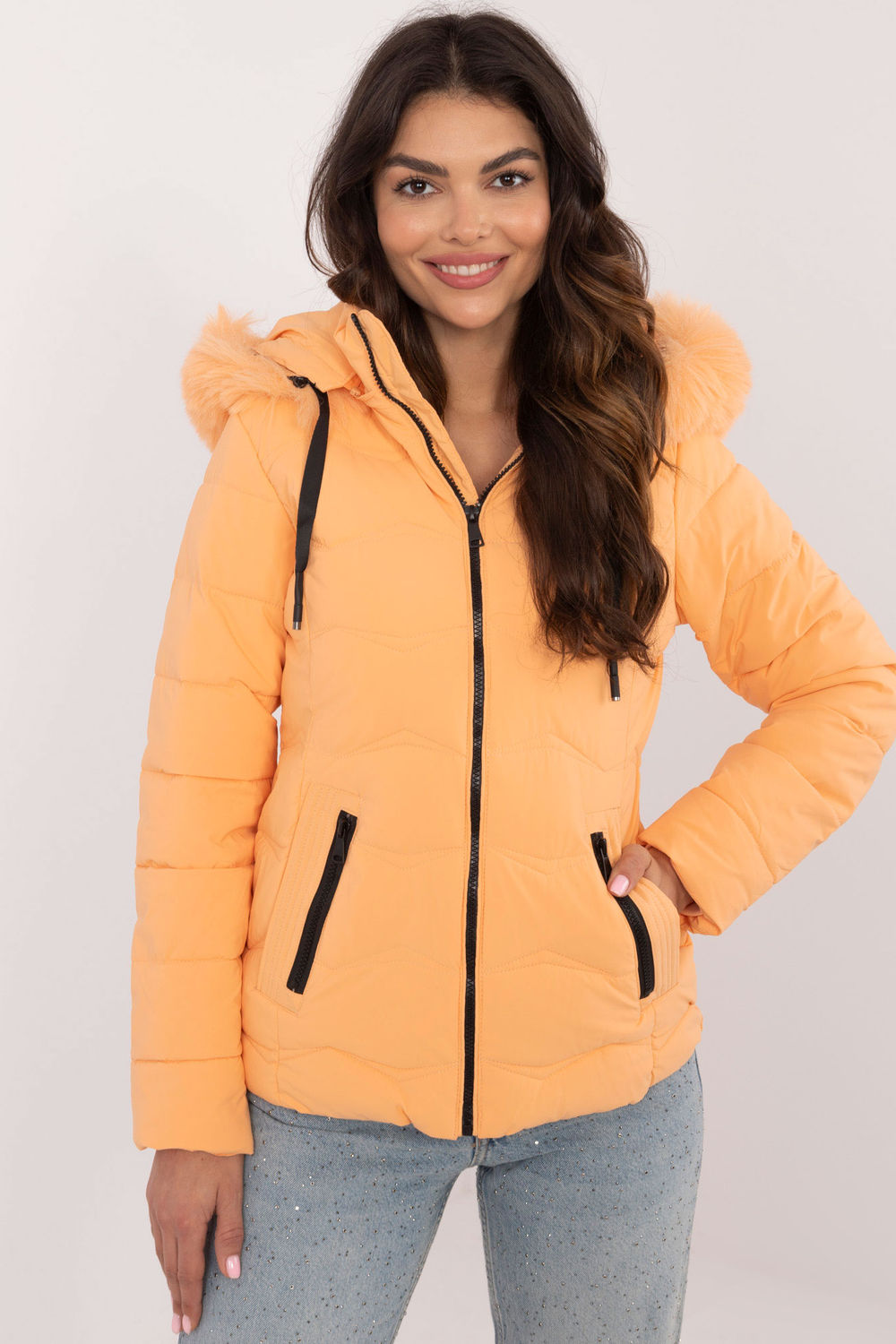  Jacket model 202544 Factory Price  orange