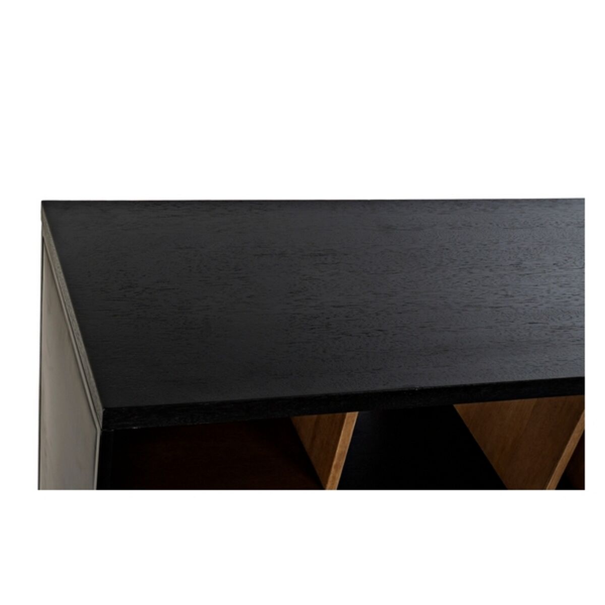 Sideboard DKD Home Decor Alvin Natural Black Iron 160 x 40 x 75 cm Fresno