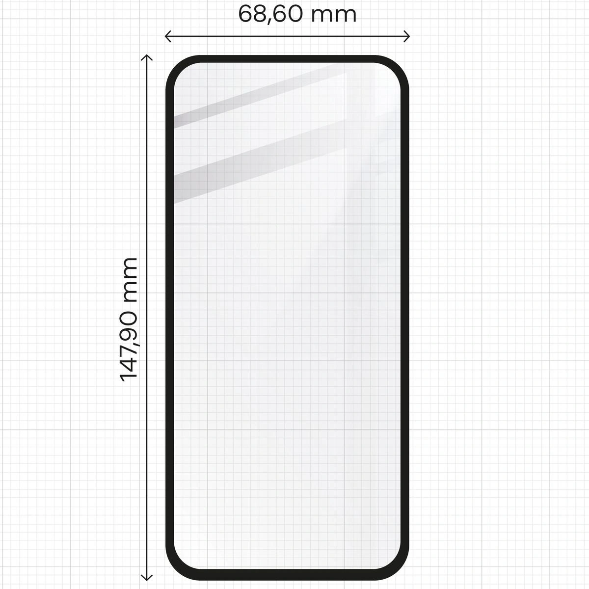 BIZON Edge 2x screen glass + camera glass Google Pixel 8a