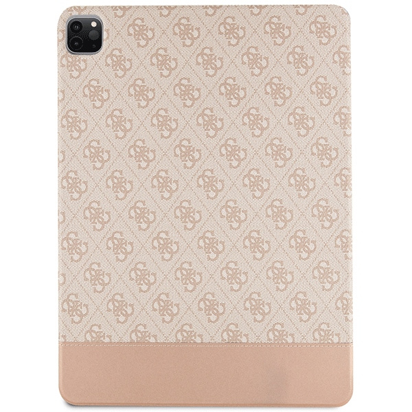 Guess GUFCP12PS4SGP Apple iPad Pro 12.9 2020/2021/2022 (4, 5, 6 gen) pink 4G Stripe Allover