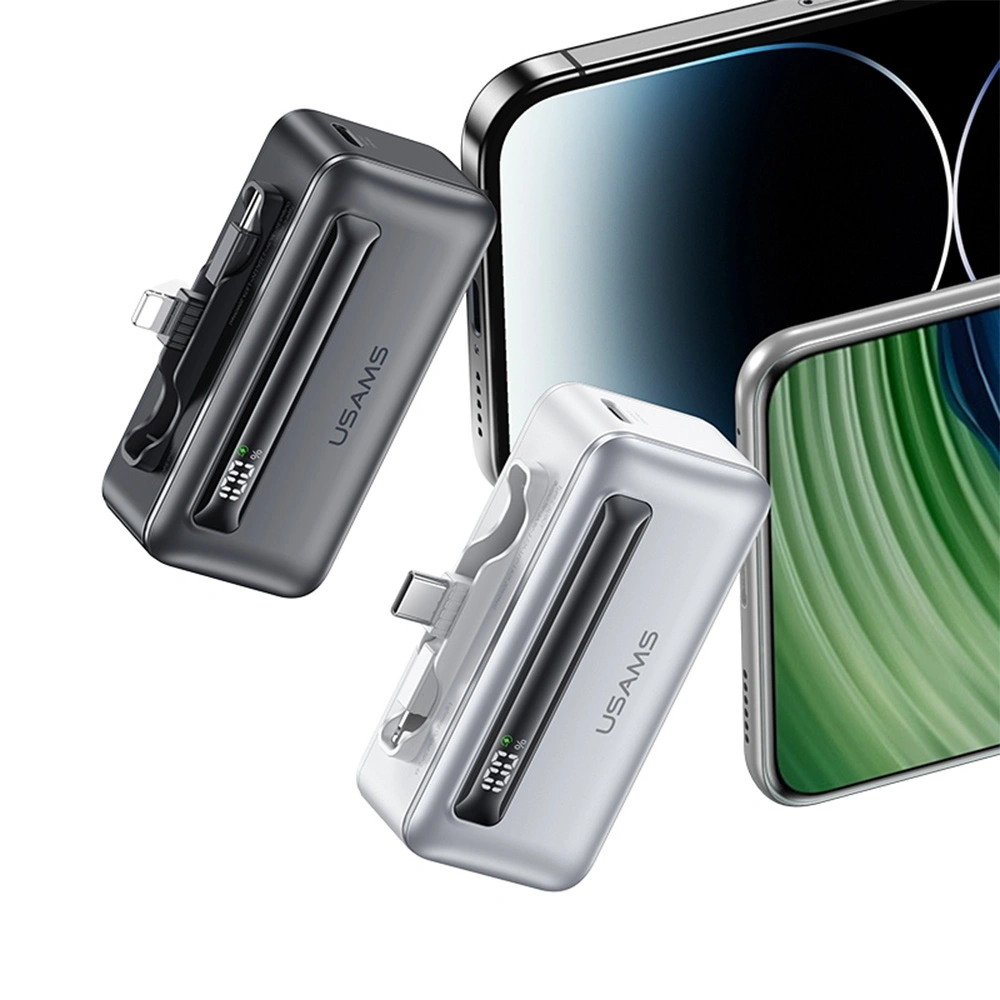 USAMS US-CD233 4500mAh Powerbank USB-C, Lightning 20W PD Fast Charge tarnish