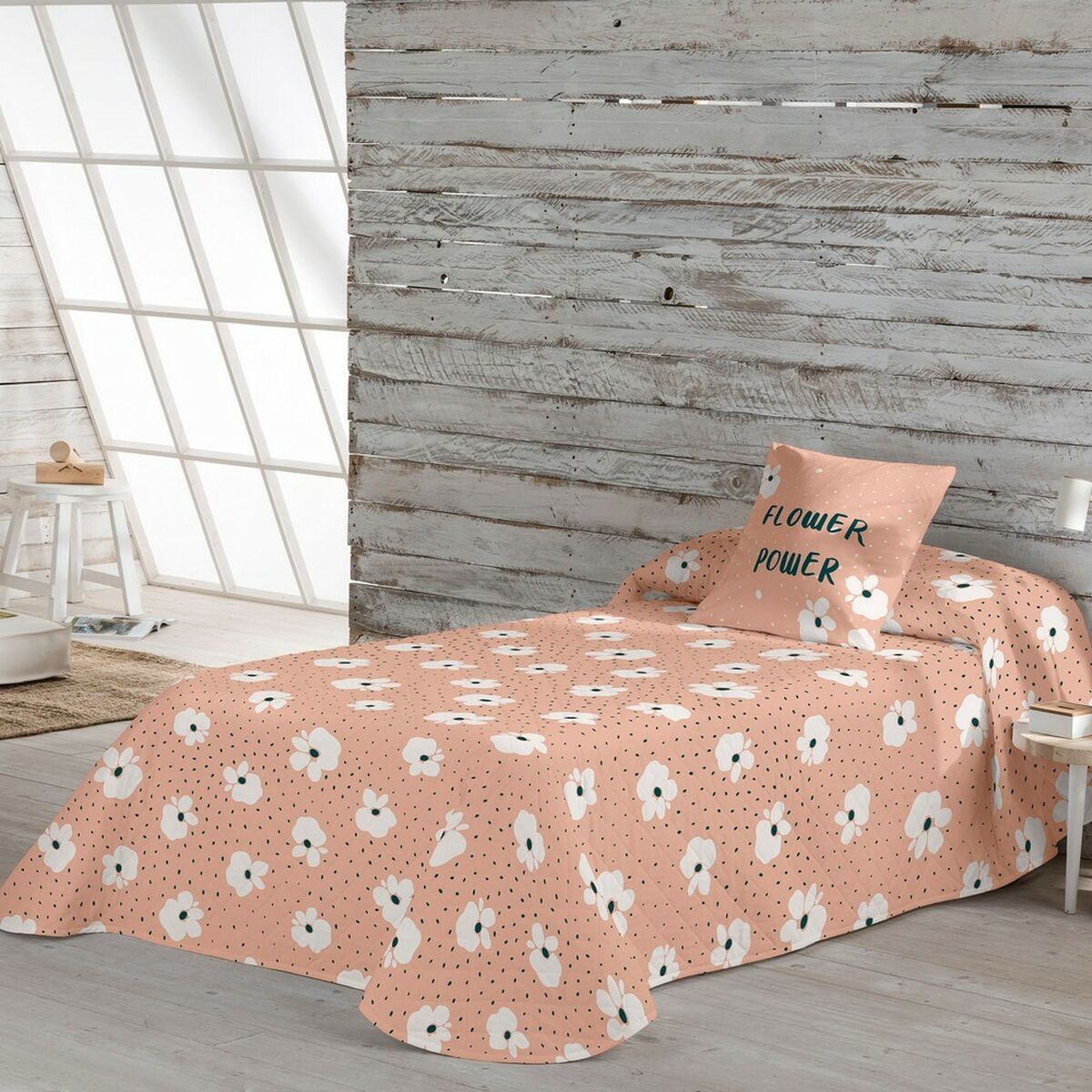 Steppdecke Popcorn Suri 250 x 260 cm