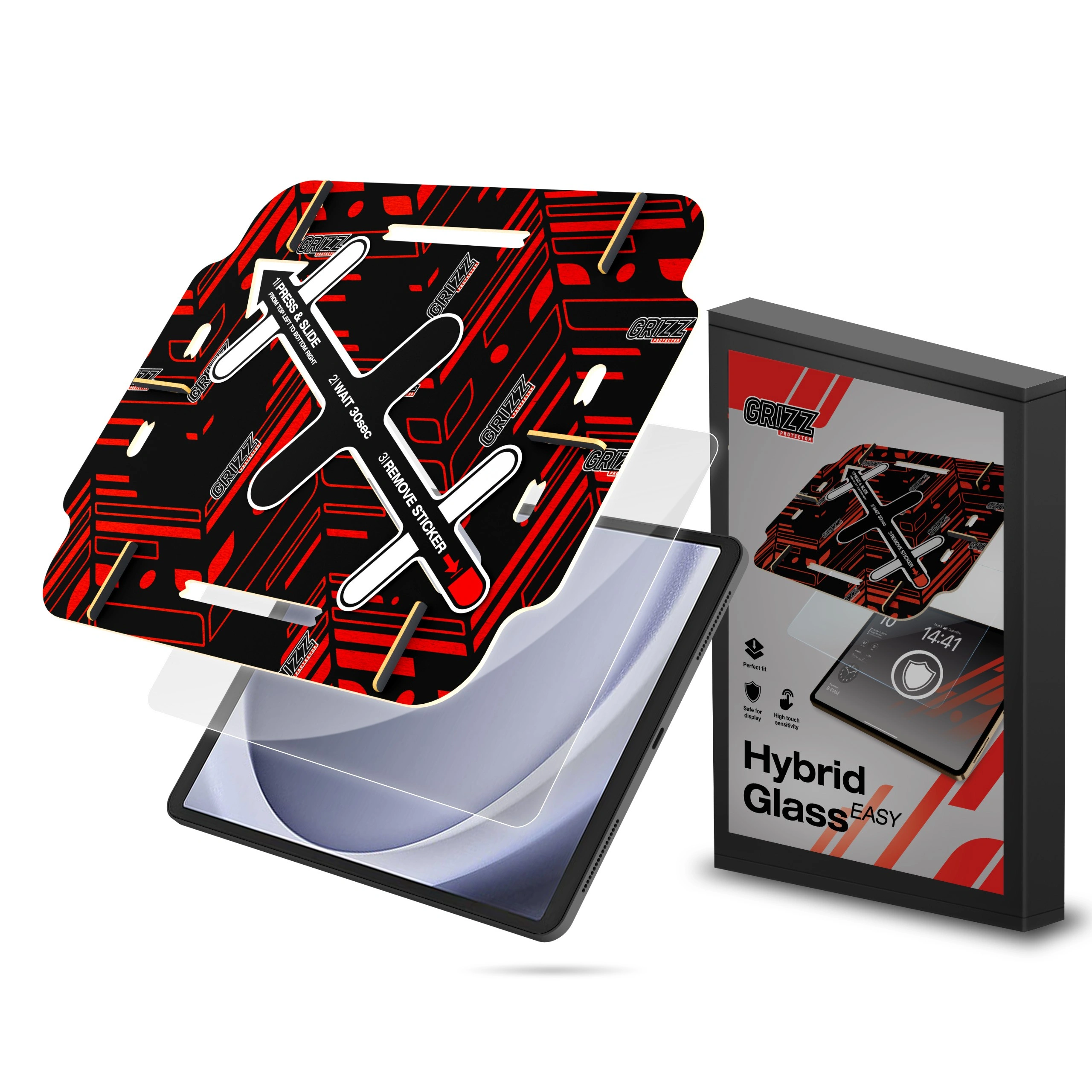 Hybrid glass GrizzGlass HybridGlass Easy for Samsung Galaxy Tab A9
