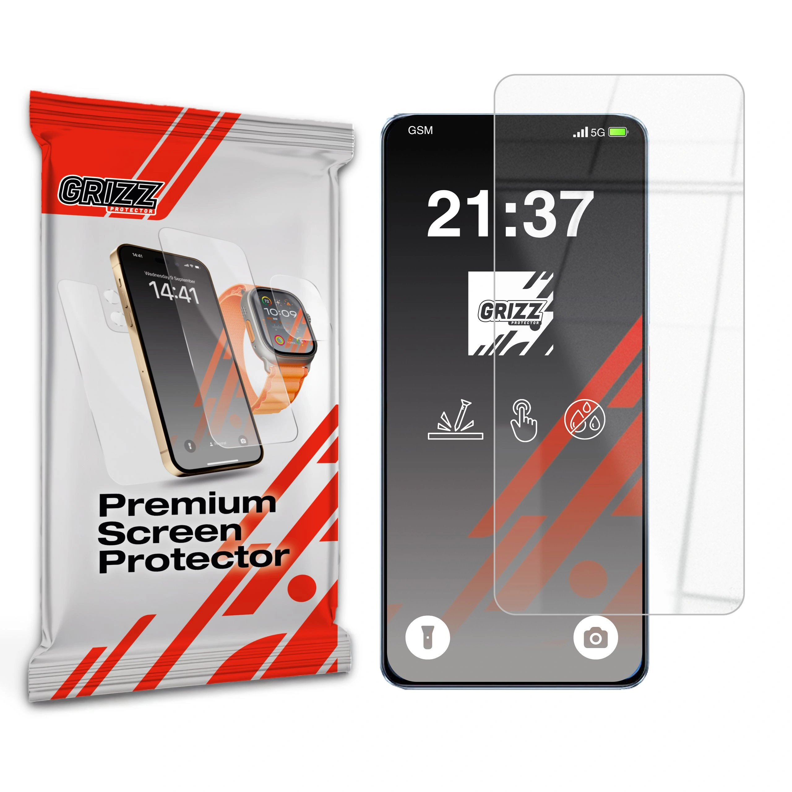 Szkło hybrydowe GrizzGlass HybridGlass do Realme GT7