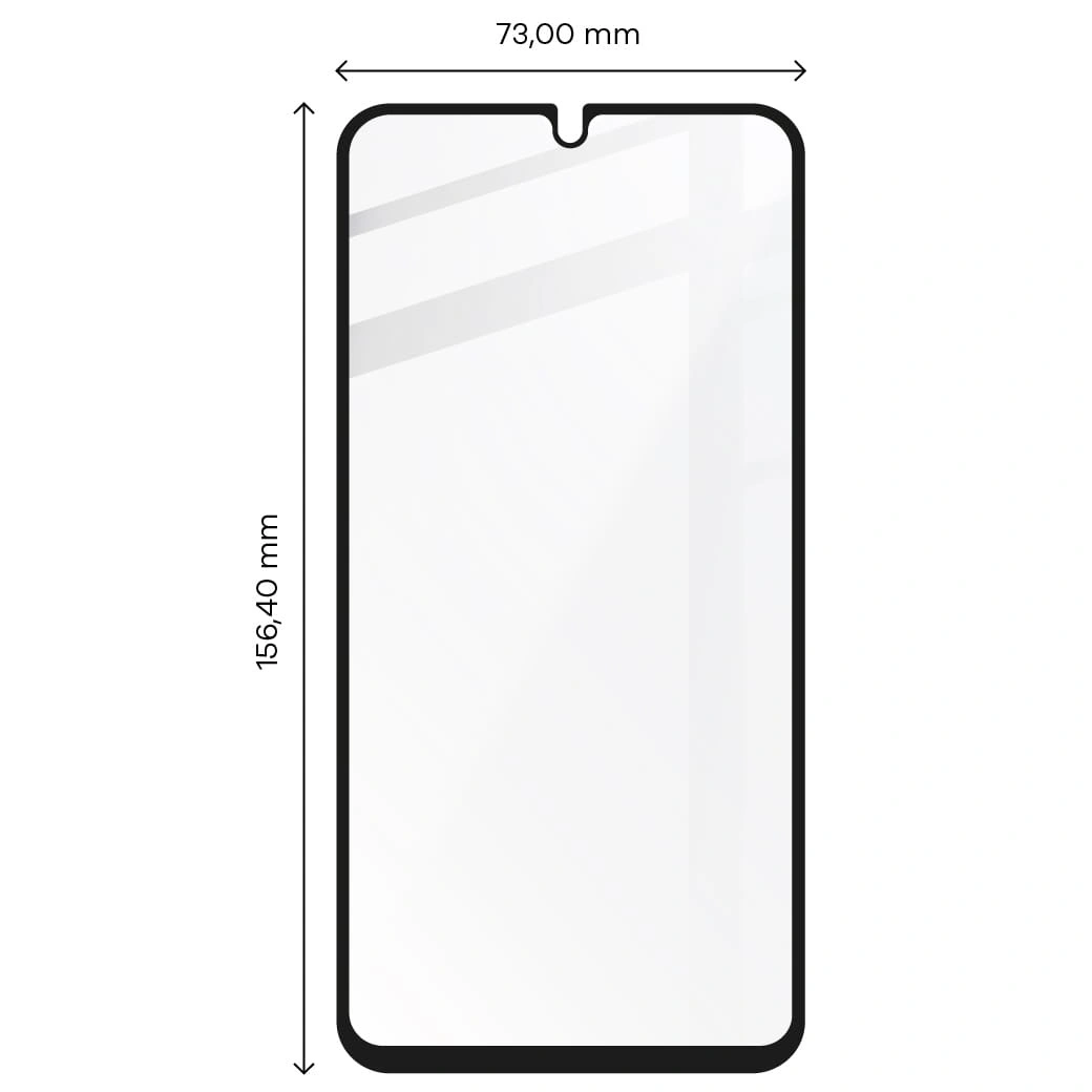 BIZON Edge 2 2x screen glass + camera glass Samsung Galaxy A34 5G
