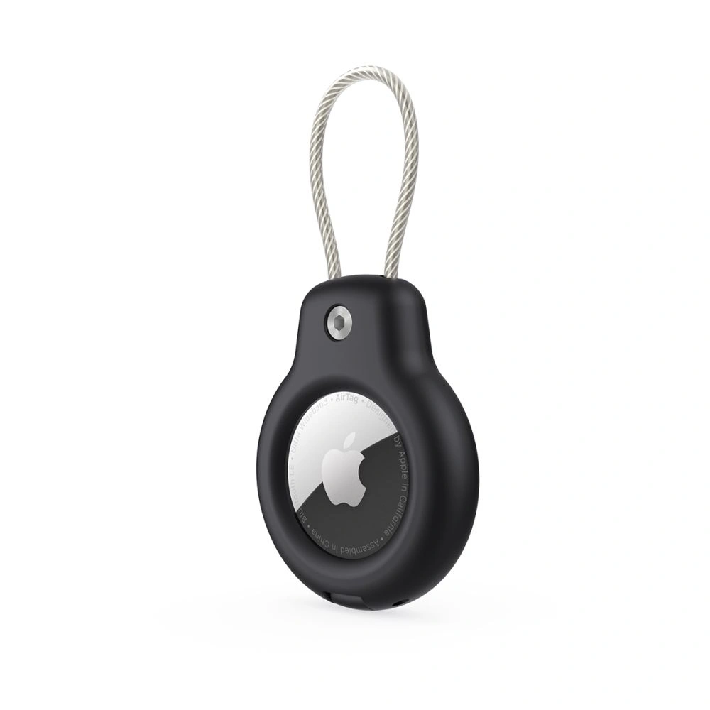 Tech-Protect Rough Vein Apple Airtag Black [2 PACK]