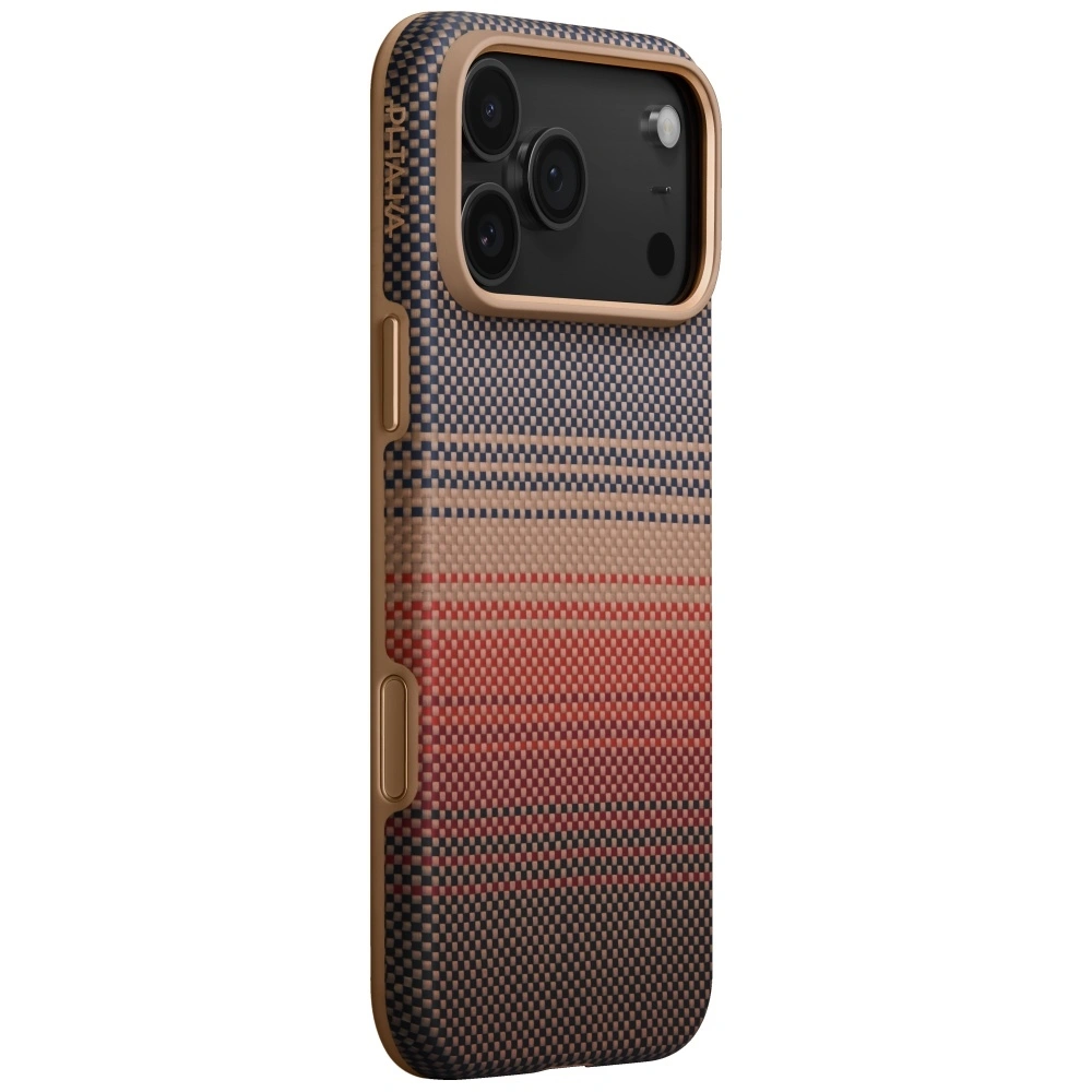 Etui PITAKA Aramid UltraGuard MagSafe do Apple iPhone 17 Pro sunset