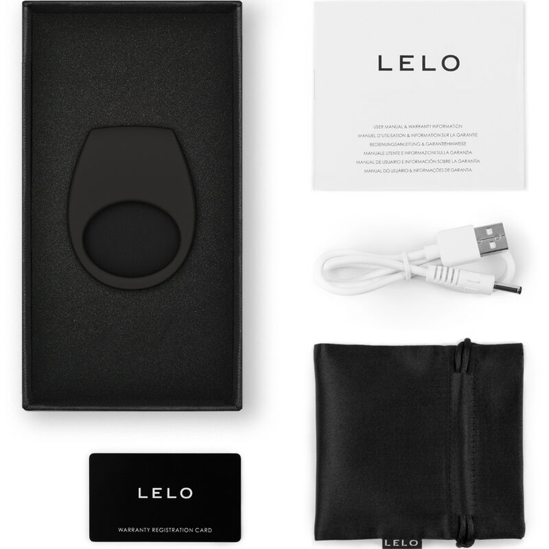 LELO - VIBRATING RING TOR 3 BLACK