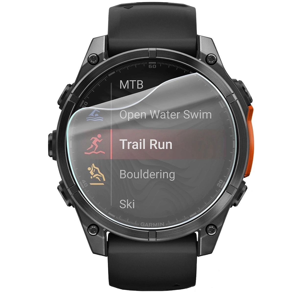 Folia hydrożelowa na ekran Bizon Glass Watch Hydrogel do Garmin Tactix 8 AMOLED 47mm [2 PACK]