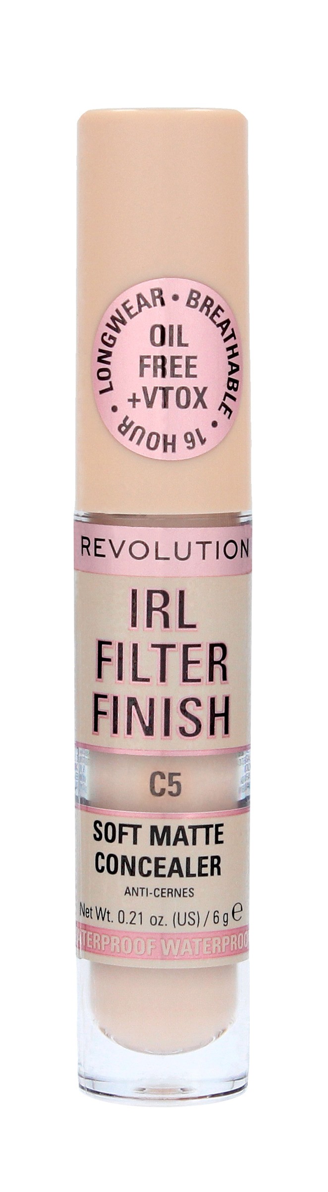 Makeup Revolution IRL Filter Finish Korektor w płynie C5 6g