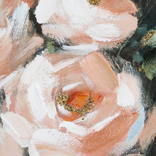 Obraz Olejny Roses Drewno sosnowe (80 X 4 x 100 cm)