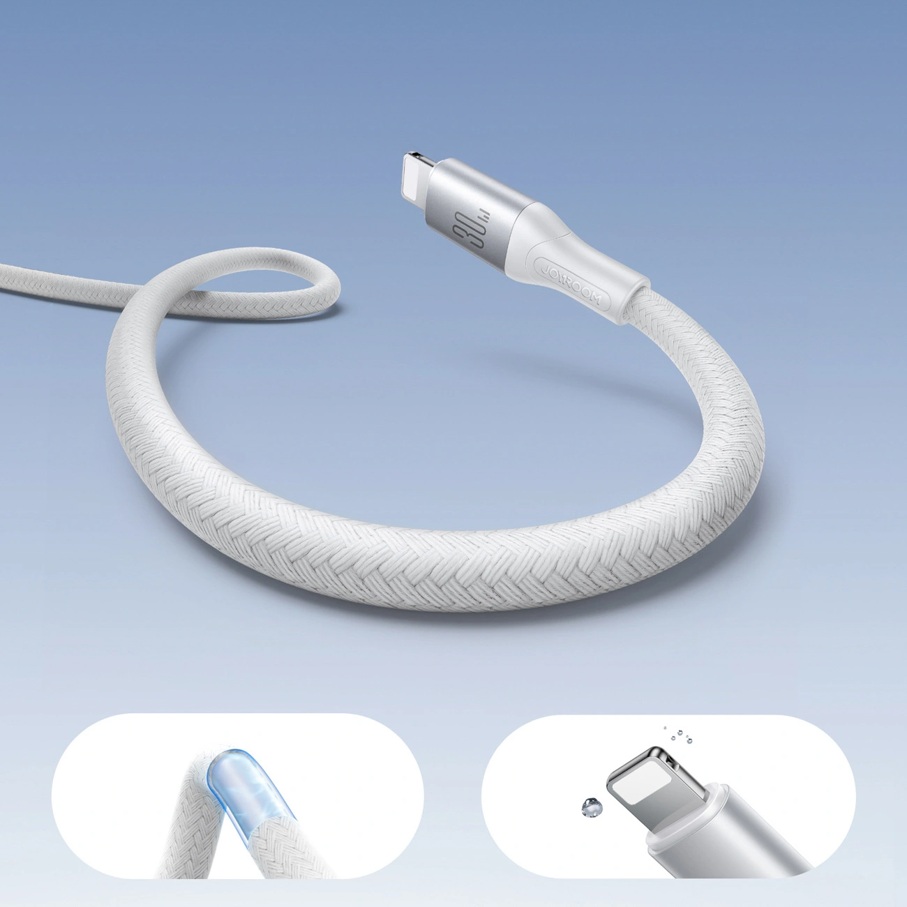 Kabel Joyroom S-A28 Flash Series USB-C / Lightning 30W 2m biały