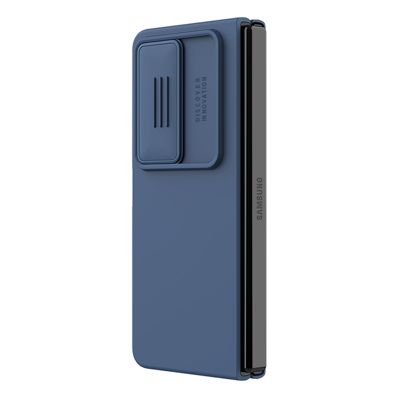Case Nillkin CamShield Silky Silicone Samsung Galaxy Z Fold 4 blue