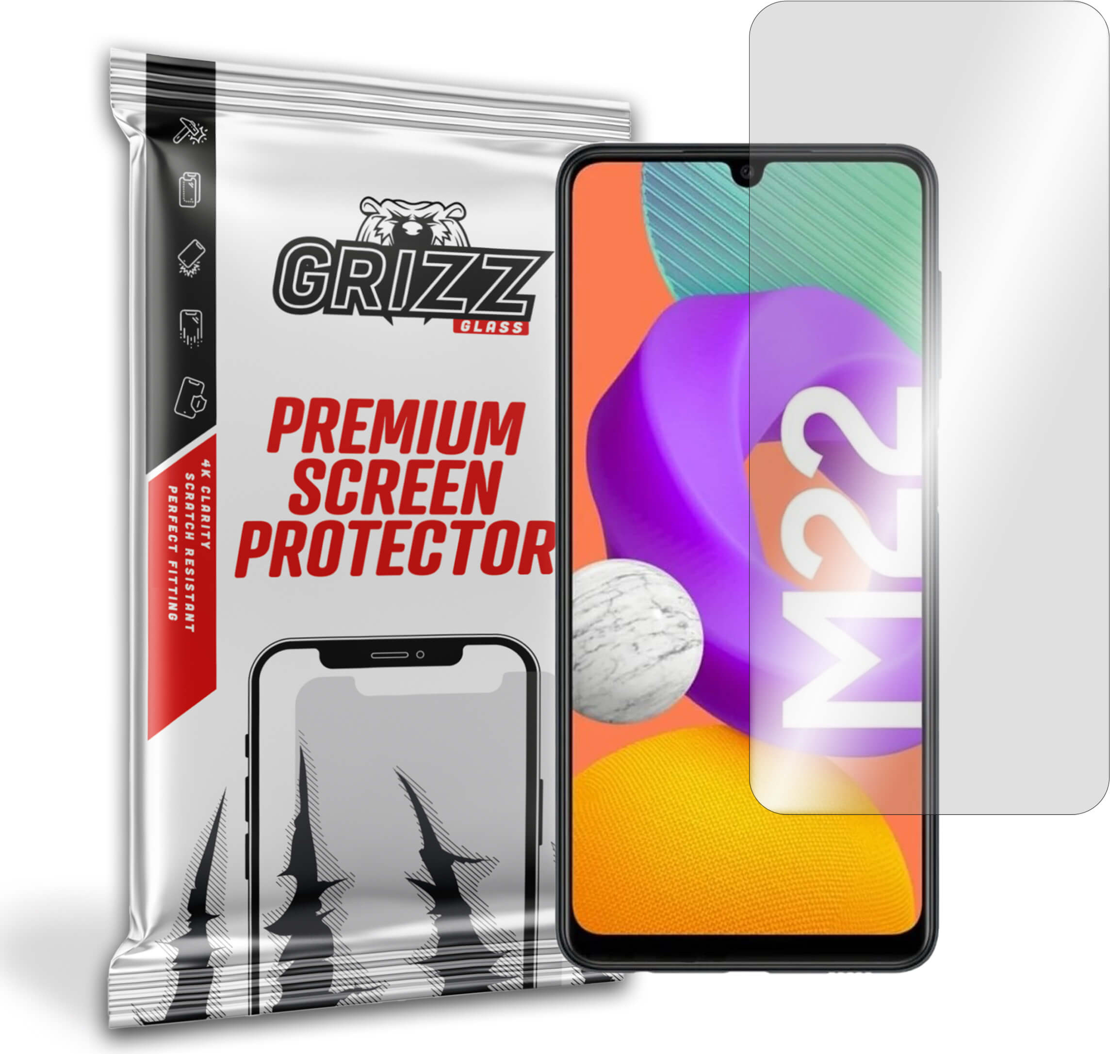 GrizzGlass HybridGlass Samsung Galaxy M22
