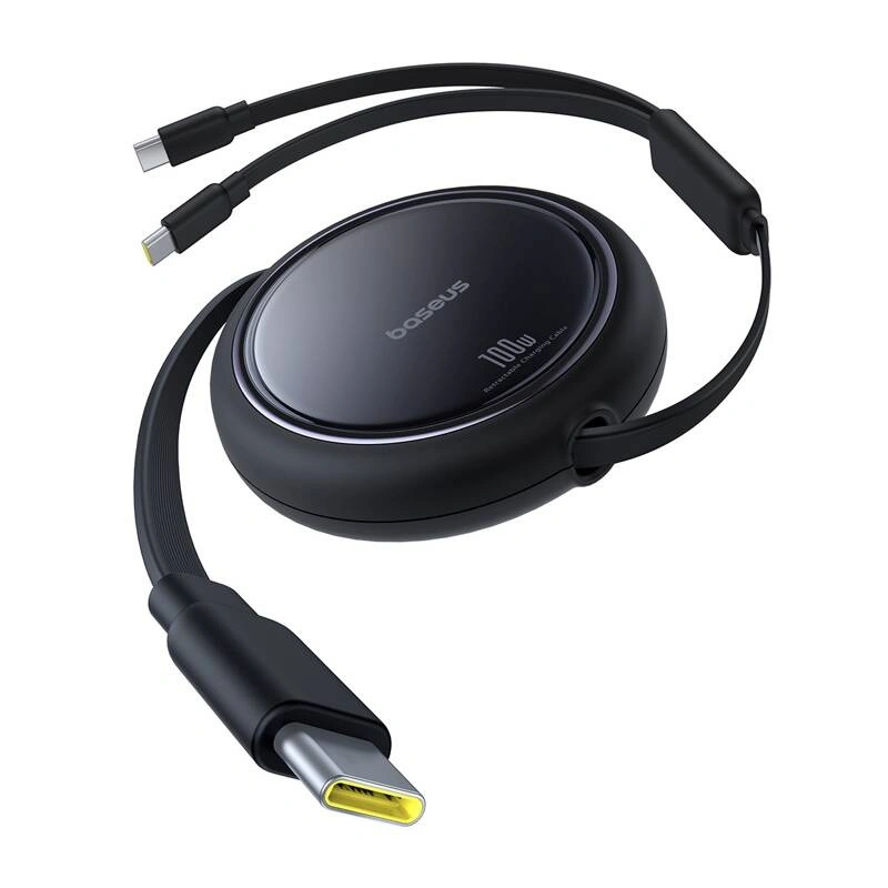 Baseus Bright Mirror USB-C / 2x USB-C 2in1 cable 100W / 1m (black)