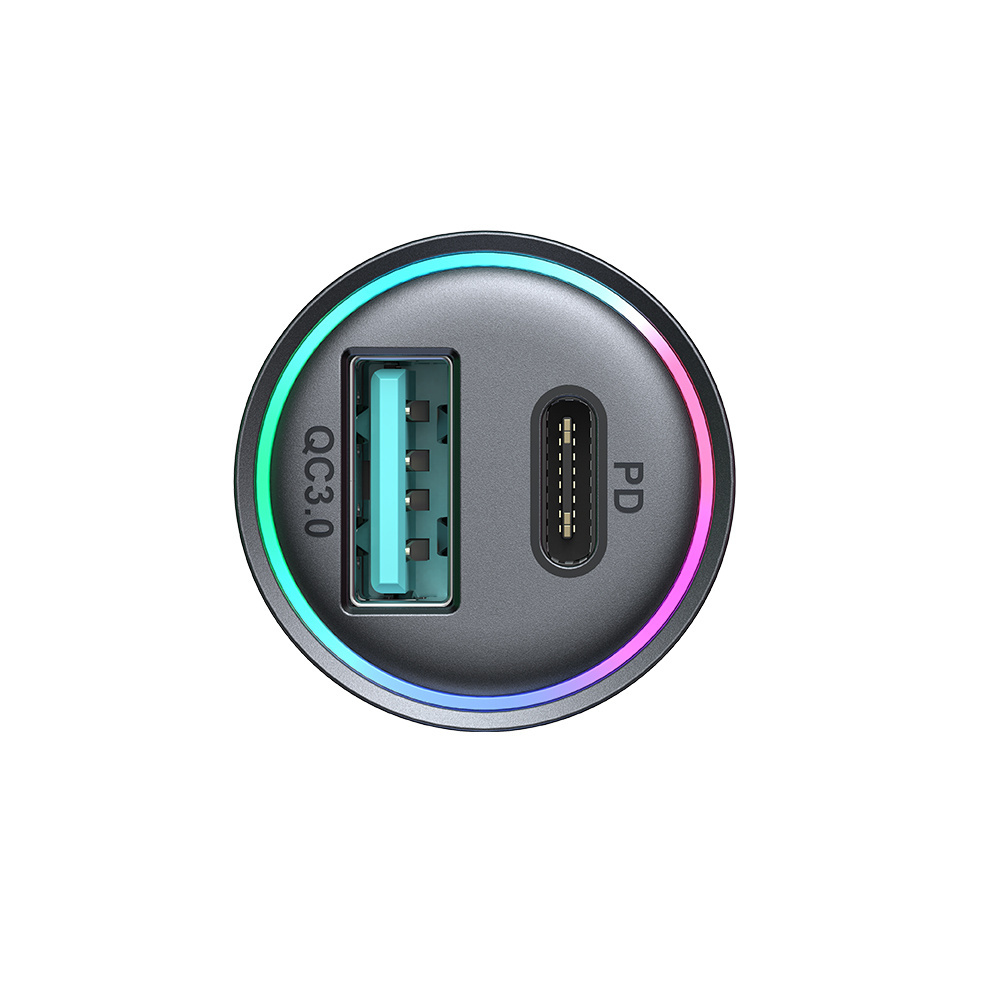 Joyroom JR-CCN04 car charger 60W USB-A, USB-C black