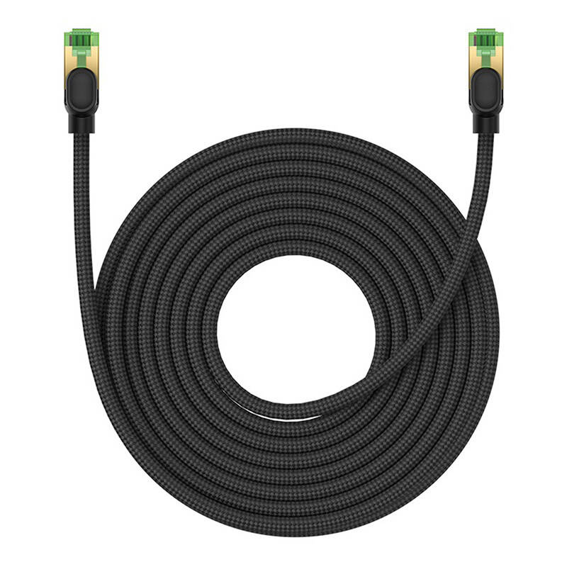 Baseus braided cat 8 Ethernet RJ45 network cable, 40Gbps, 10m (black)