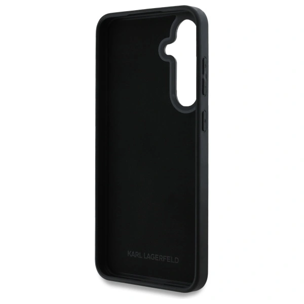 Karl Lagerfeld KLHCS24FE3DRKCNK Samsung Galaxy S24 FE hardcase 3D Rubber Karl&Choupette black