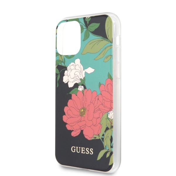 Guess GUHCN58IMLFL01 Apple iPhone 11 Pro black N°1 Flower Collection