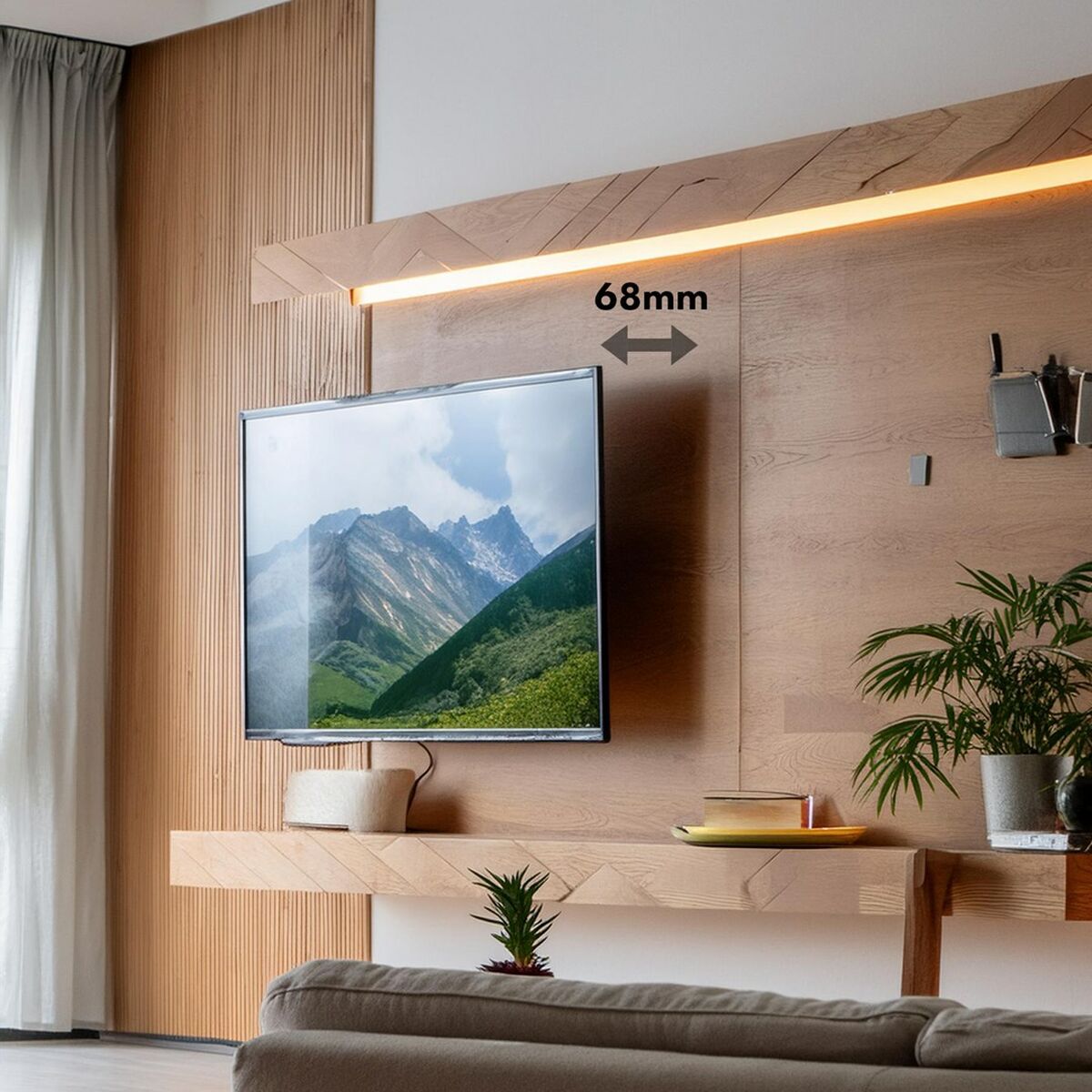 TV Mount MacLean MC-422 43" 100" 120 kg TV Mount MacLean MC-422 43" 100" 120 kg