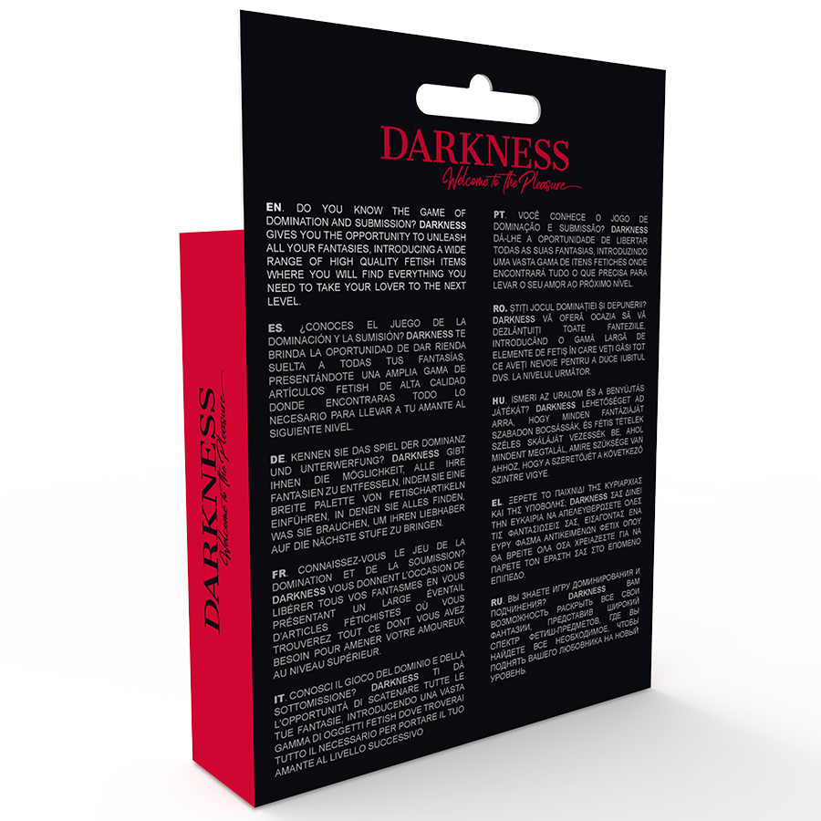 DARKNESS - HARNESS WITH HOLE ONE SIZE