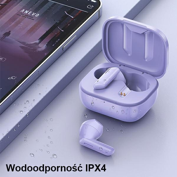 AWEI T36 TWS Earphones Bluetooth 5.1 purple