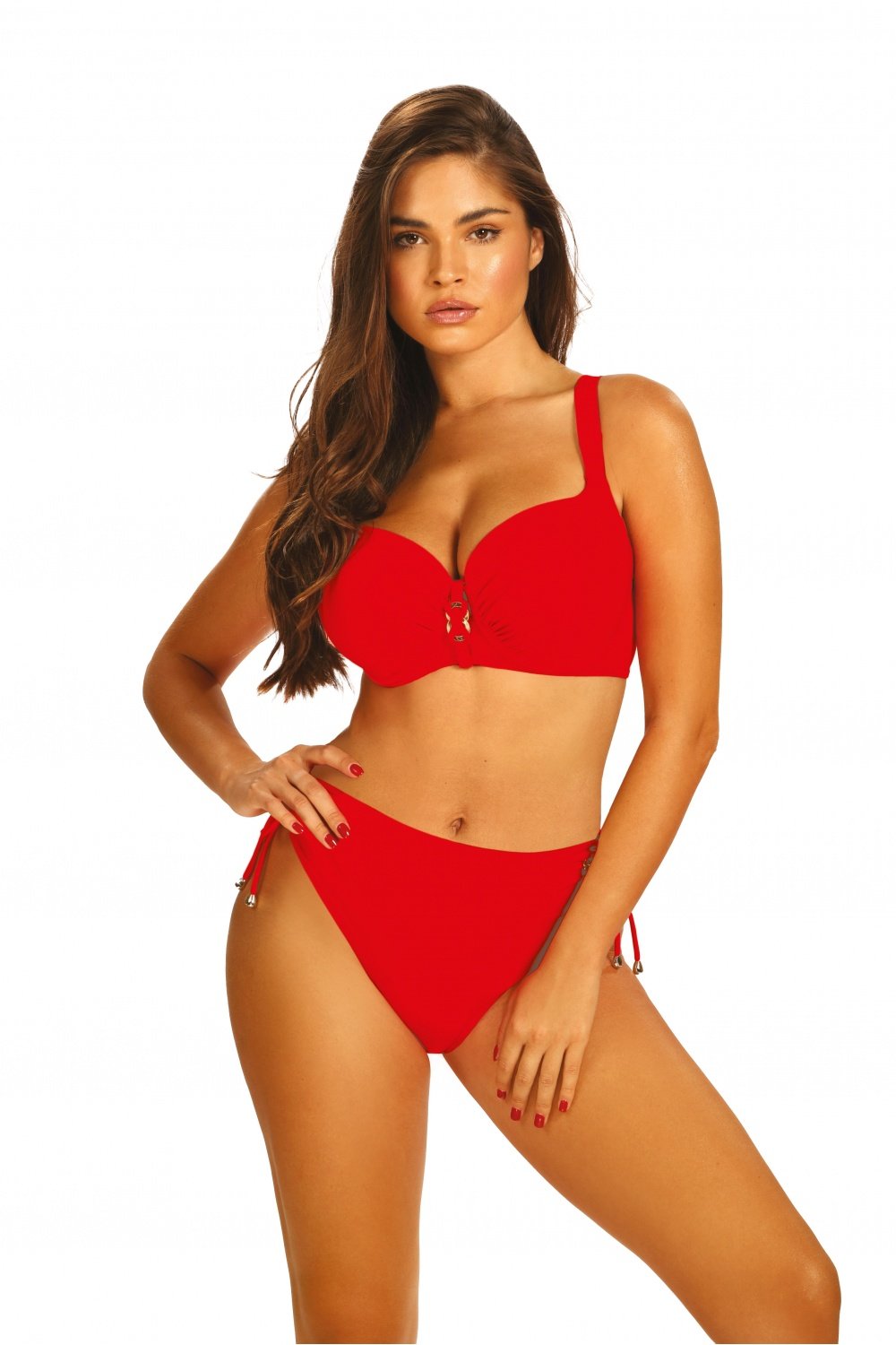  Swimsuit two piece model 198887 Barontex  red