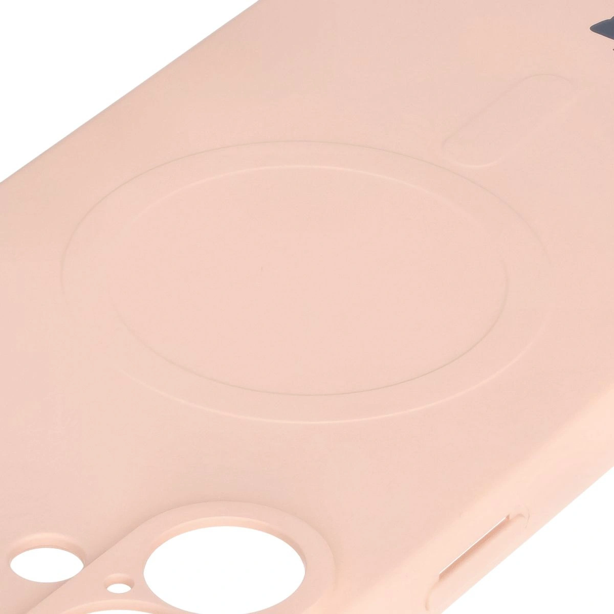 Bizon Case Silicone Magnetic Apple iPhone 16 light pink