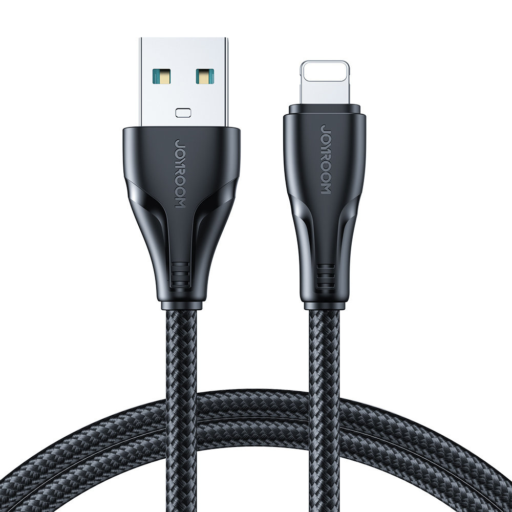 Cable Joyroom Surpass Series USB-A/Lightning 2.4A 2m black