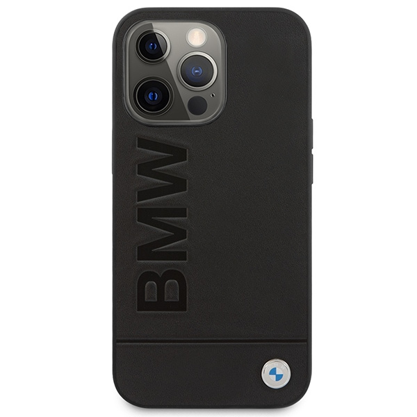 BMW BMHMP14XSLLBK Apple iPhone 14 Pro Max black hardcase Signature Logo Imprint Magsafe