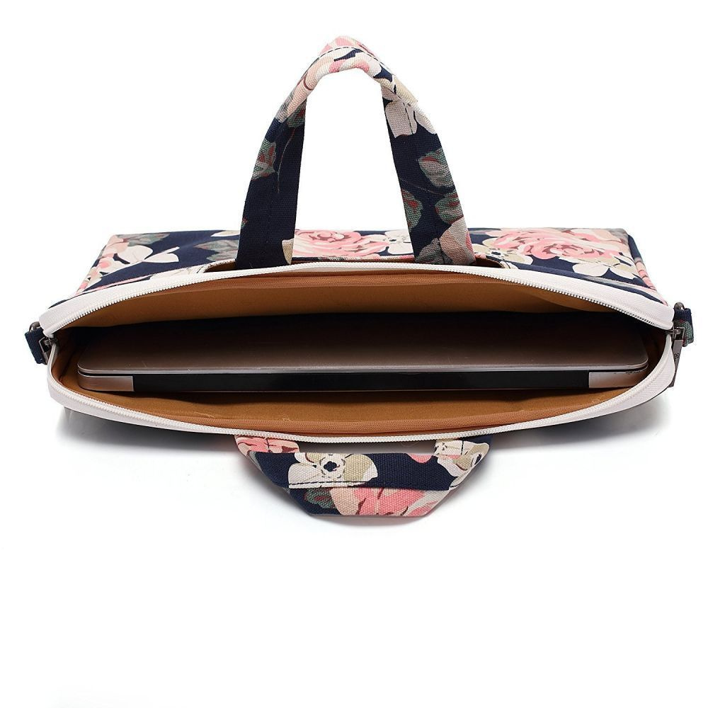Canvaslife Briefcase Bag 13-14 inch Navy Rose