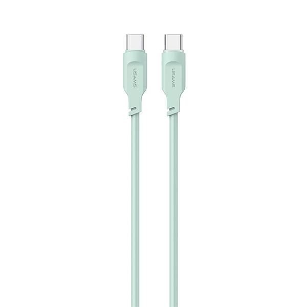 USAMS Lithe Series Cable USB-C PD Fast Charging 1,2m 100W green (US-SJ567)