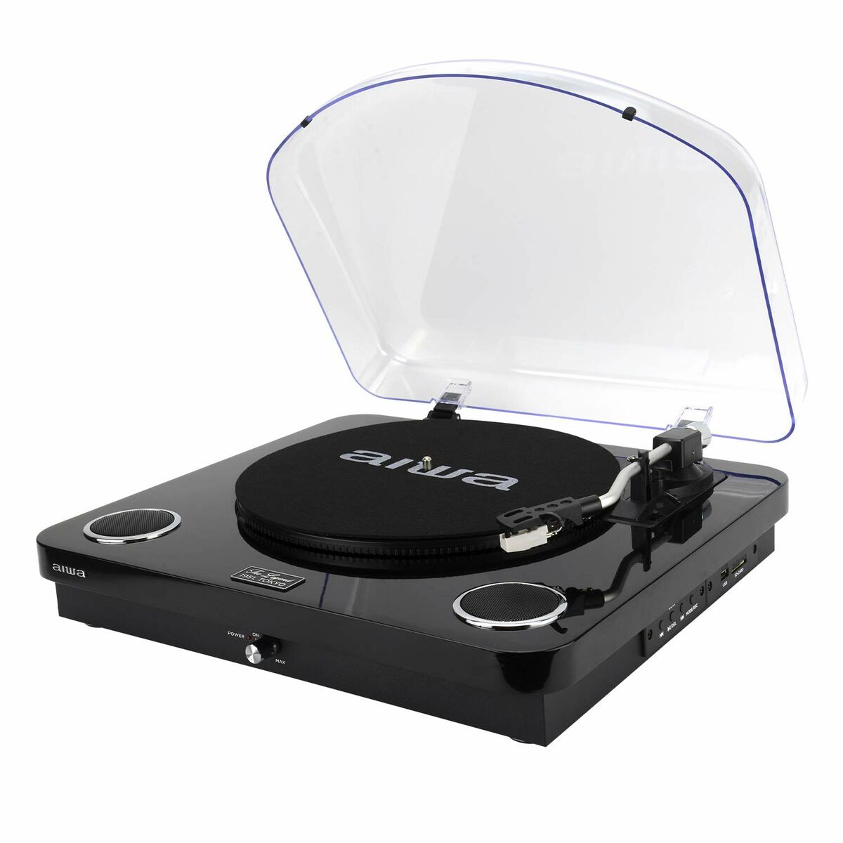 Record Player Aiwa GBTUR120BKMKII Black Record Player Aiwa GBTUR120BKMKII Black