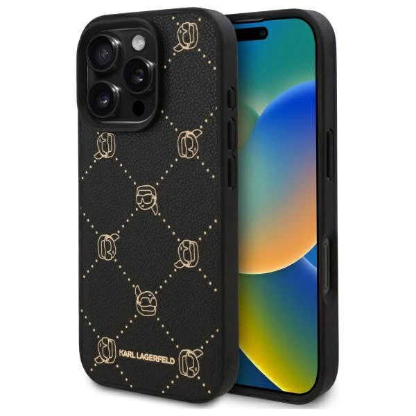 Karl Lagerfeld KLHMP16XPGKHPHK Apple iPhone 16 Pro Max MagSafe Karl Head black