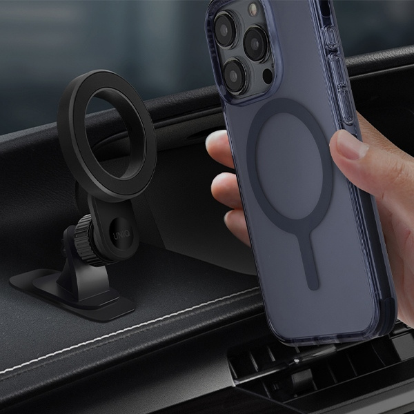UNIQ Trelix Car Dash Mount midnight black