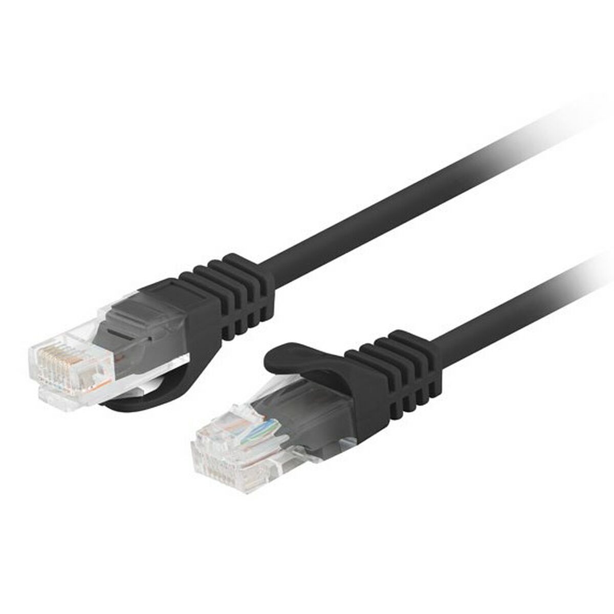 UTP Category 6 Rigid Network Cable Lanberg PCU6-20CC-0200-BK Black 2 m